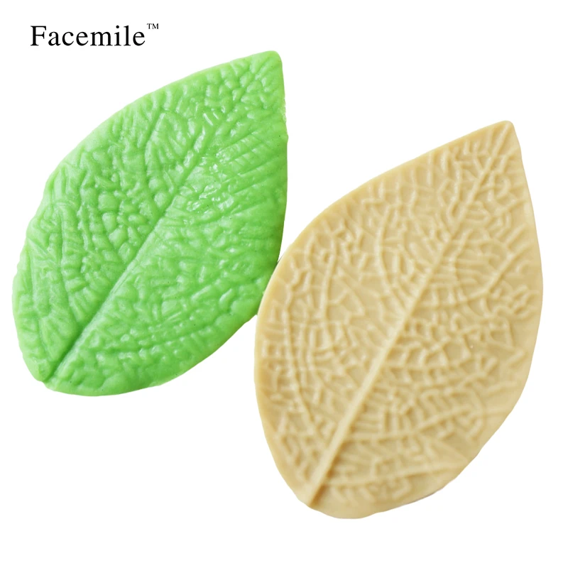 Facemile 5PCS/Set Bakeware Leaf Mold Shaped Silicone Cake Decoration Fondant Mould 53020 Gift | Дом и сад
