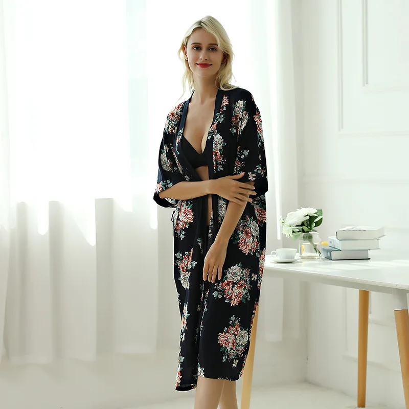 Халат женский длинный цвет в ассортименте M L XL XXL XXXL халаты для невесты | Женская