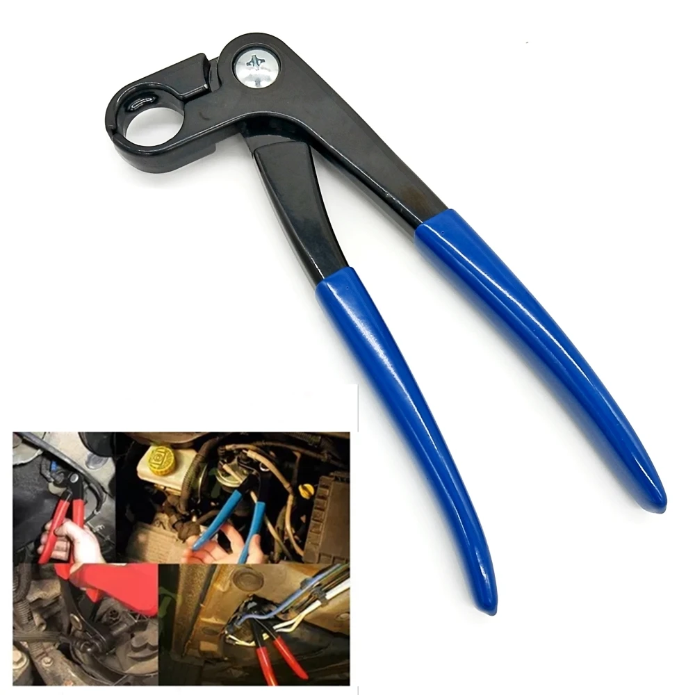 

Universal Car Fuel Feed Pipe Plier Grips In Line Tubing Filter Aluminum Alloy Service Tool 220mm for Mechanics / Pipe Fitters