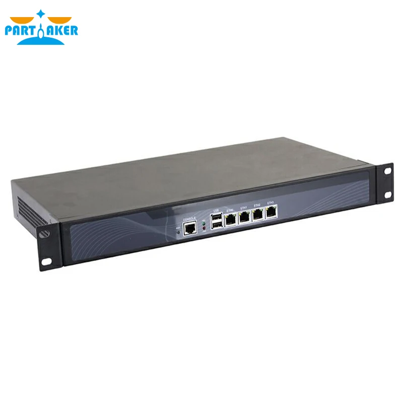 Двухъядерный процессор Intel N2600 PFSense с монтажным кронштейном 4 порта LAN