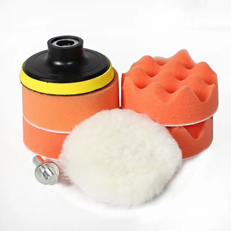 Автомобильная полировальная Подушка 3 &quot 7 шт. набор полировальных подушек для