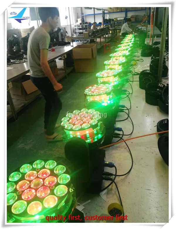 Новинка 2018 кольцо эффект Lyre Led движущаяся головка зум 19x15 Вт 4в1 Quad RGBW Луч Dmx Lumiere Dj