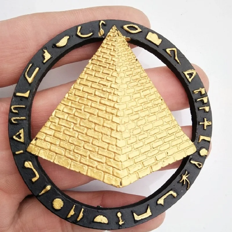 Египетский магнит для холодильника 3D Anubis холодильники сувенирные смола