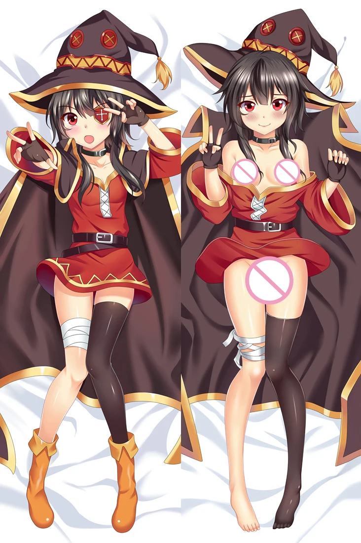 Аниме Kono Subarashii Sekai ni Shukufuku wo! Наволочка для подушки Megumin Dakimakura с изображением