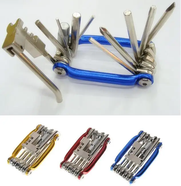 Миниатюрный карманный складной инструмент 11 в 1 набор инструментов для горного и