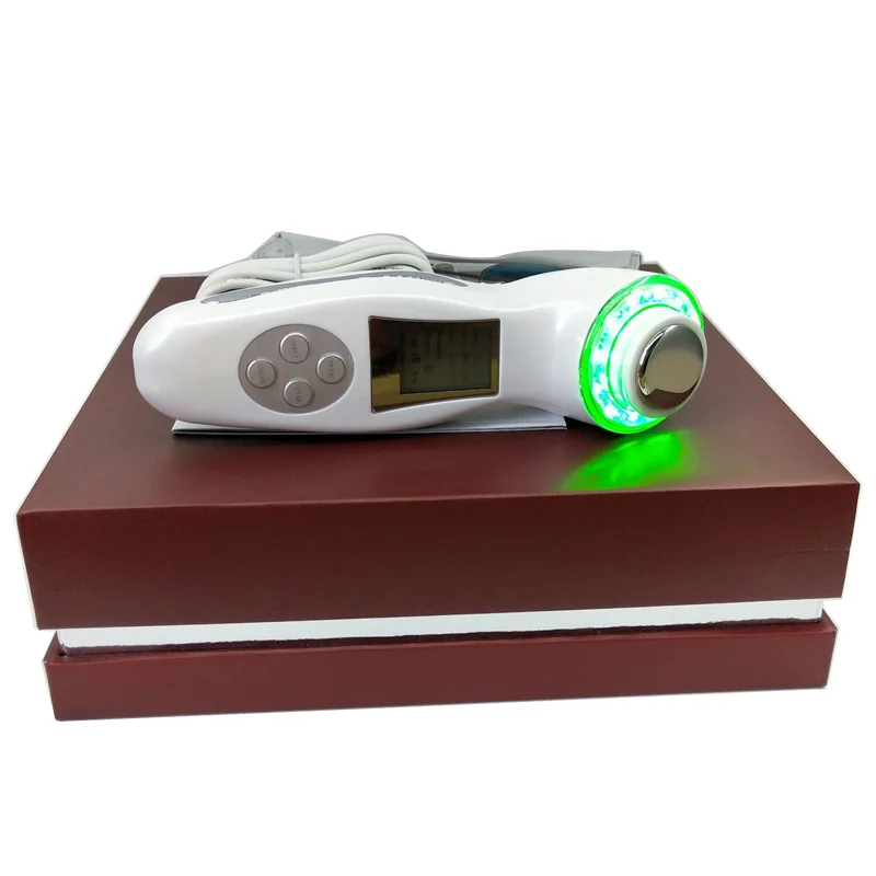 Био IPL фотон светотерапия Гальваническая ионная ультразвуковая волна очиститель