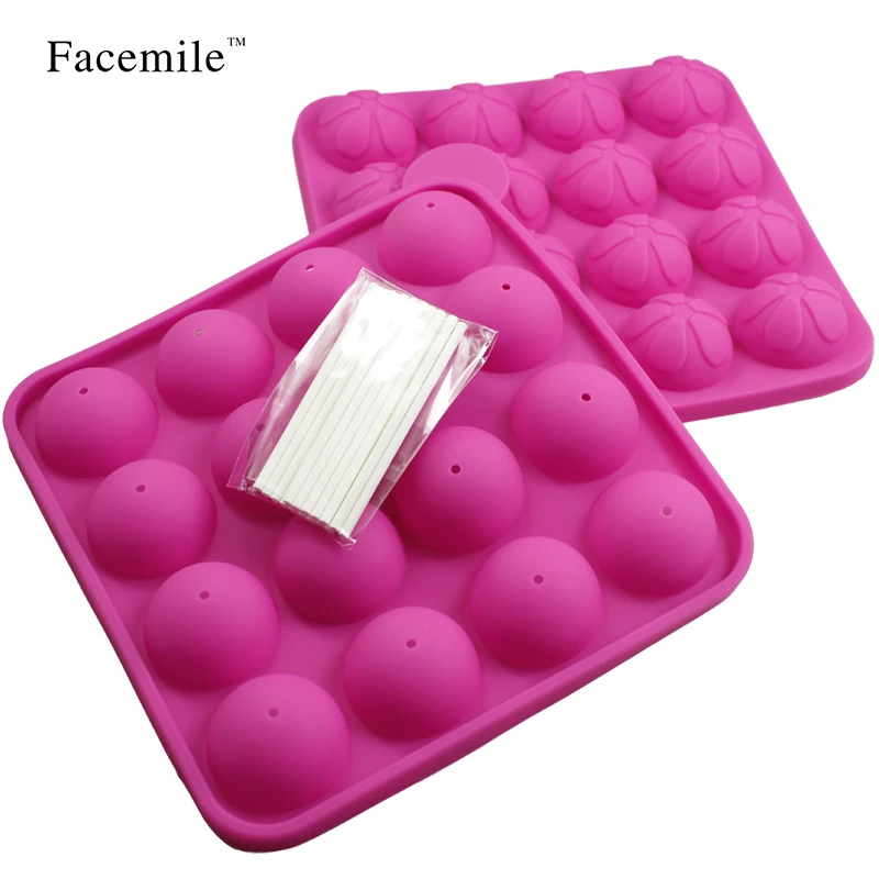 Силиконовый прибор для выпечки леденцов круглой формы подарок вечерние печенья