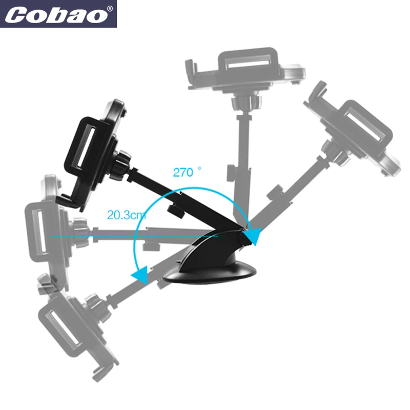 Универсальный автомобильный держатель для телефона Cobao 360 Регулируемый