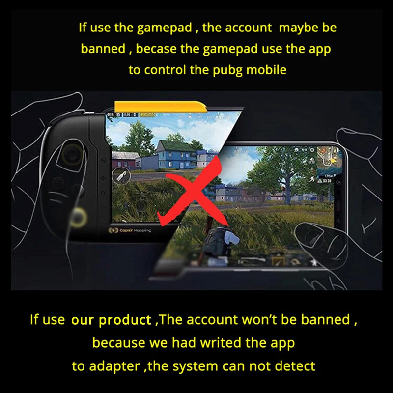 Мобильный контроллер PUBG геймпад игровая клавиатура мышь конвертер для Android ios
