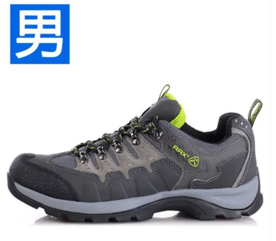 Rax, Зимняя мужская обувь из натуральной кожи для пеших прогулок, женские нескользящие амортизирующие уличные треккинговые кроссовки унисекс, спортивная обувь на шнуровке A631 - Цвет: as picture 5