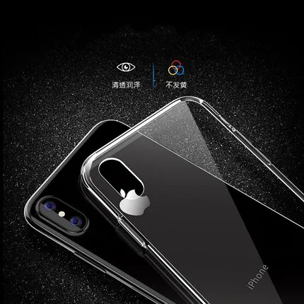 Высококачественный противоударный Прозрачный чехол для Apple IPhone X 8 7 6 6S Plus