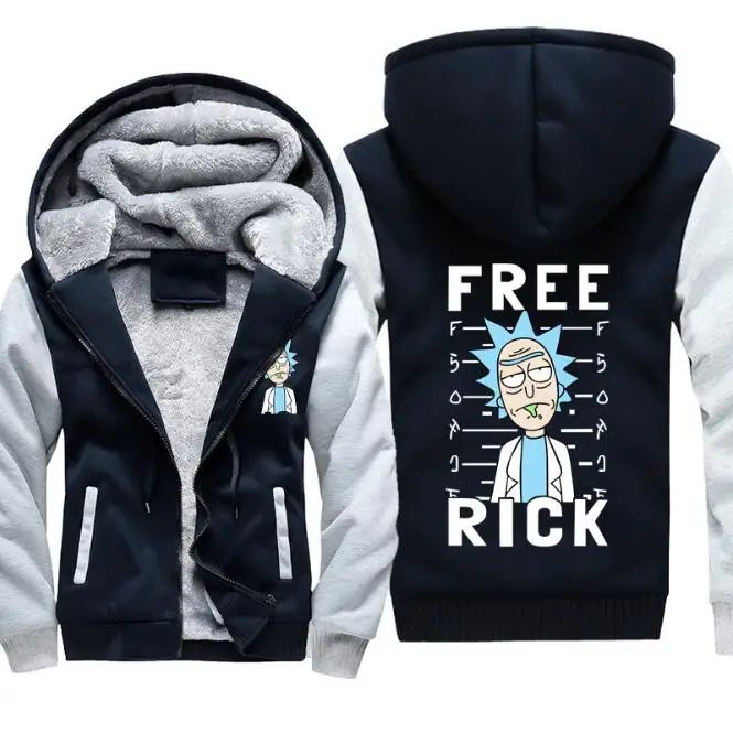 Толстовка с капюшоном и надписью rick and morty для мальчиков девочек мужская женская