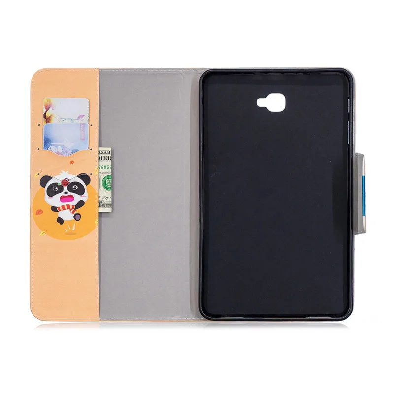 For Samsung Galaxy TabA A6 10.1 Case 2016 SM T580 T585 T580N Flip Stand PU Leather Tablet Cover Tab A | Компьютеры и офис