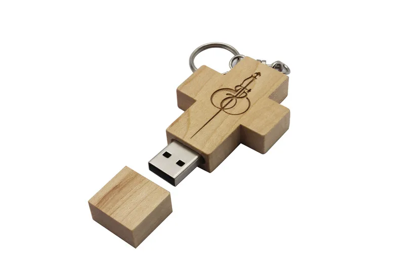 JASTER USB 3,0 логотип клиента деревянный Флешка usb-накопитель в виде деревянного Креста флеш-накопитель карта памяти 8 ГБ 16 ГБ 32 ГБ флеш-накопитель брелок подарок