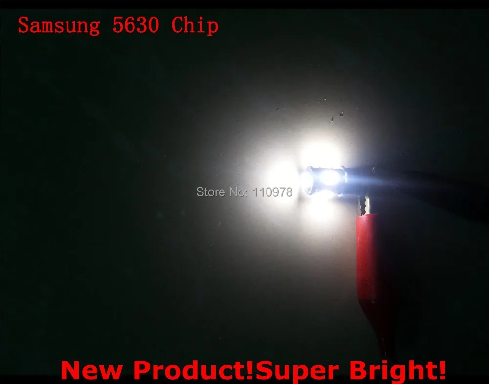 

Free Shipping 10Pcs Super Bright T10 W5W 5630 5Smd Led Can-bus No Error Free Warning Canceler for BMW Audi Benz Car Lamps