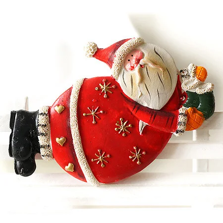 Sant Claus Fly E Большой Рождественский Сант Клаус магниты на холодильник Белая Доска стикер магниты на холодильник свадебное украшение Любовь подарки украшение дома - Цвет: Sant Claus Fly E