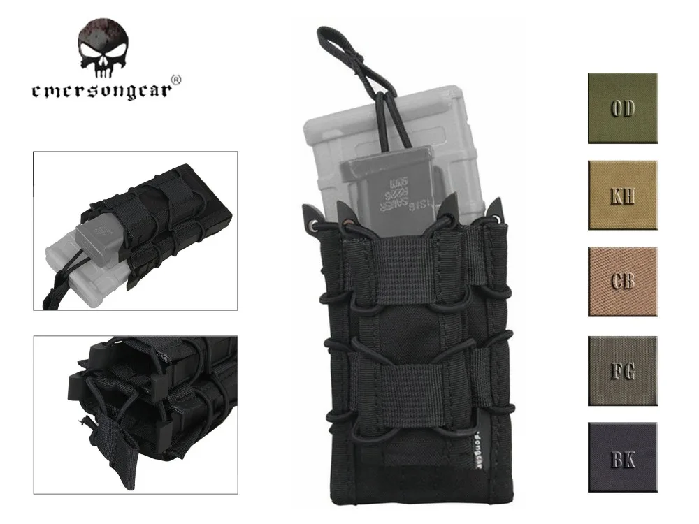 Emersongear, двойной журнал, сумка для страйкбола, Боевая Сумка Molle EM6346