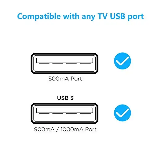 Кабель питания USB для противопожарной палки адаптер Micro противопожарная палка 4K