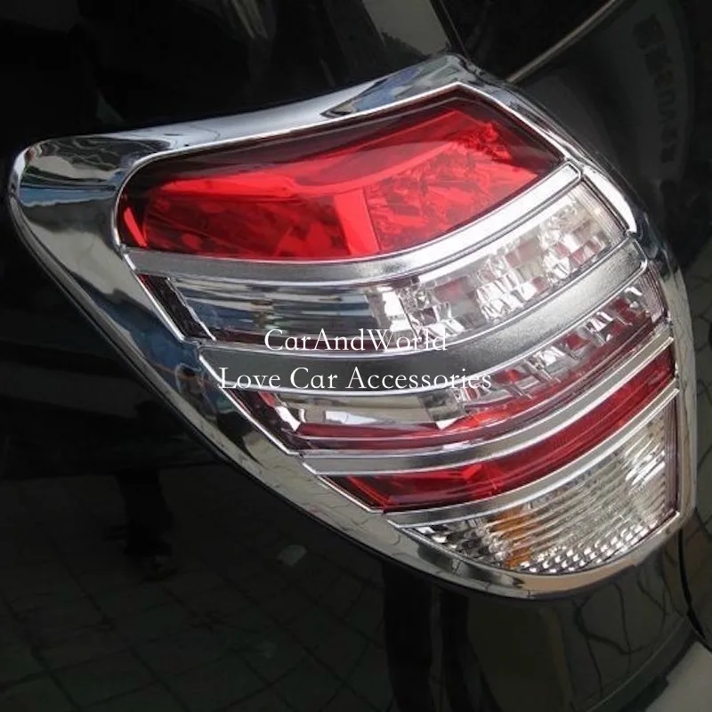 Задние фары для Toyota RAV4 2008-2012 задние хромированные наклейки из АБС-пластика