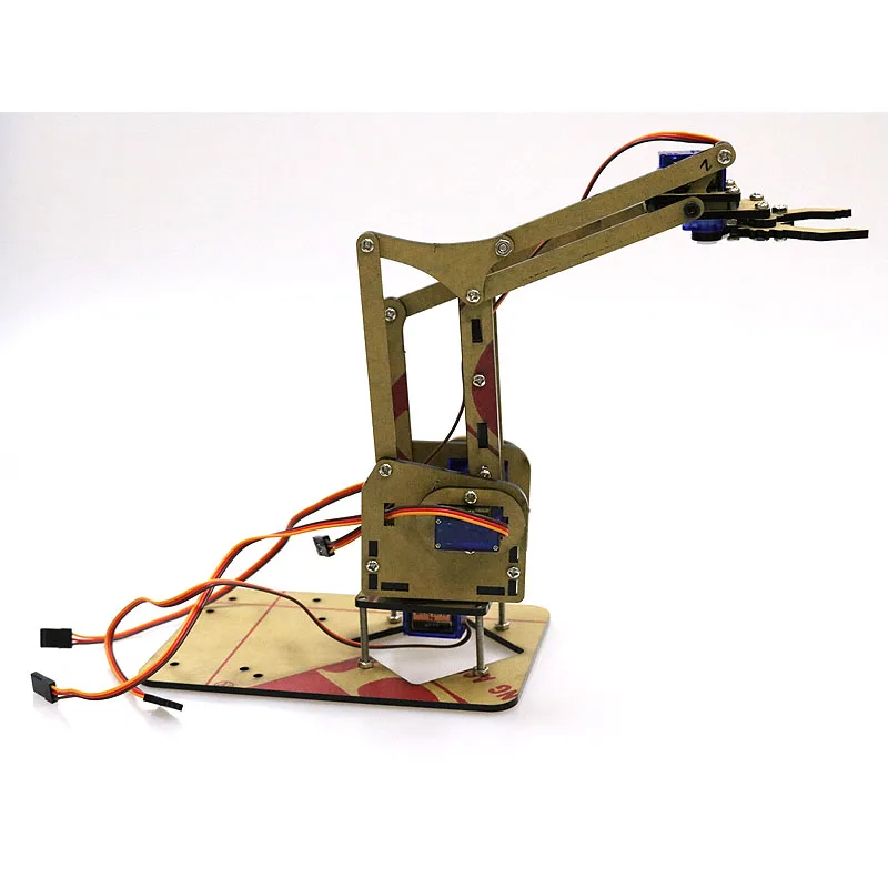 4 DOF Unassembly акриловая механическая рука робота манипулятора коготь для Arduino Maker