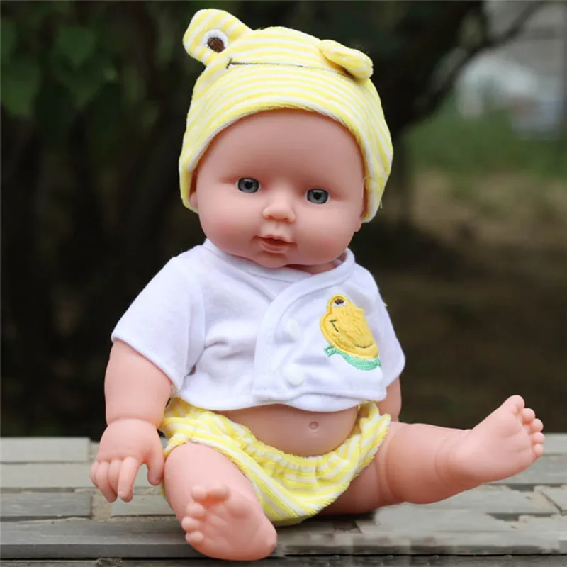 30 см мягкие силиконовые куклы Reborn Baby Реалистичная кукла Пупс 11 дюймов полная