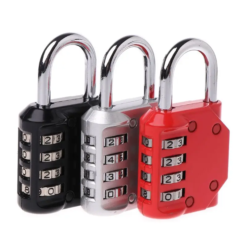4 значный комбинированный замок безопасности Восстановленный сверхмощный