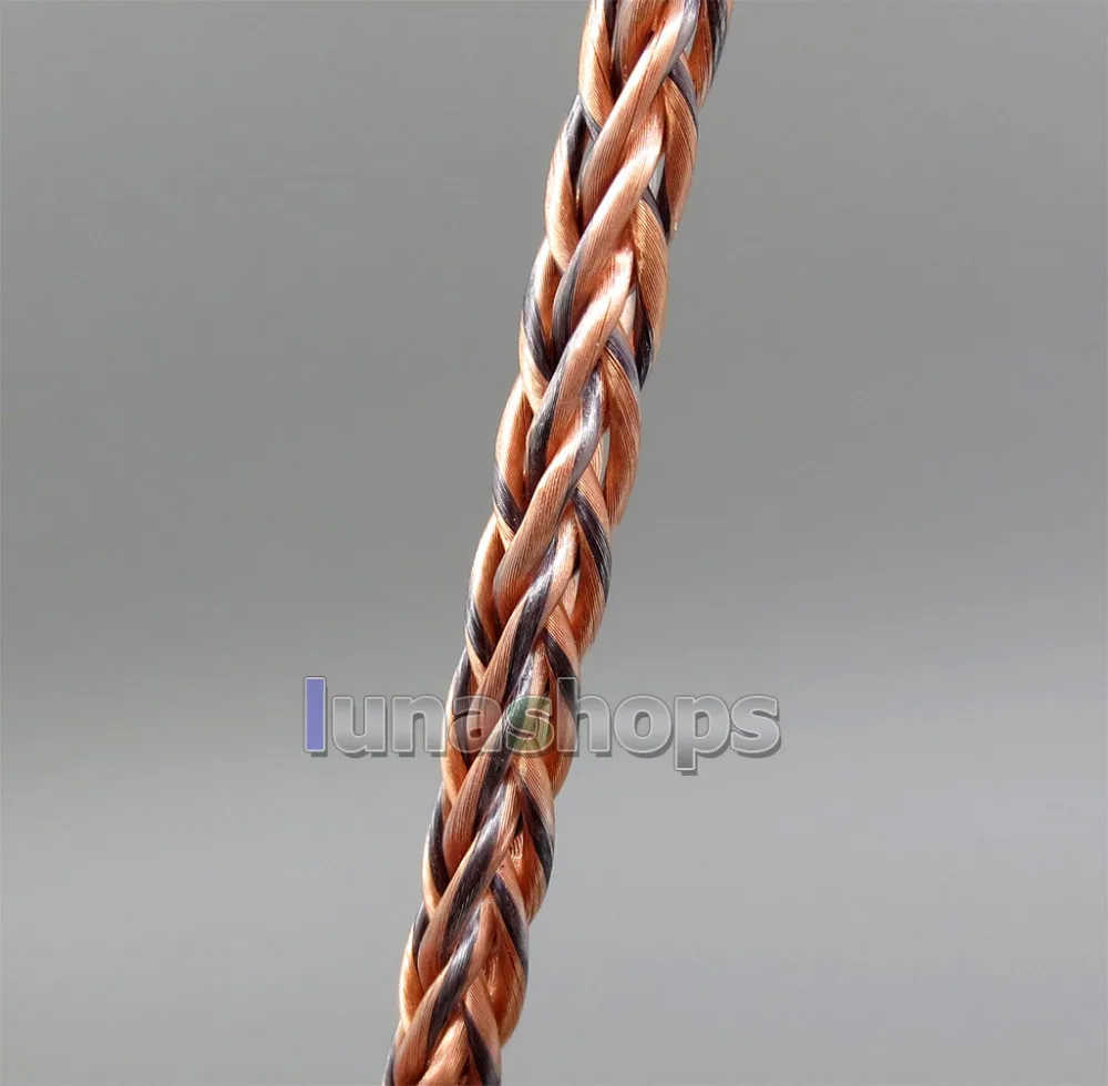 LN005953 100 м 8 ядер ПВХ экстремально мягкий серебристый+ OCC смешанный сигнал(не Tefl) наушники кабель провода 0,05 мм* 36