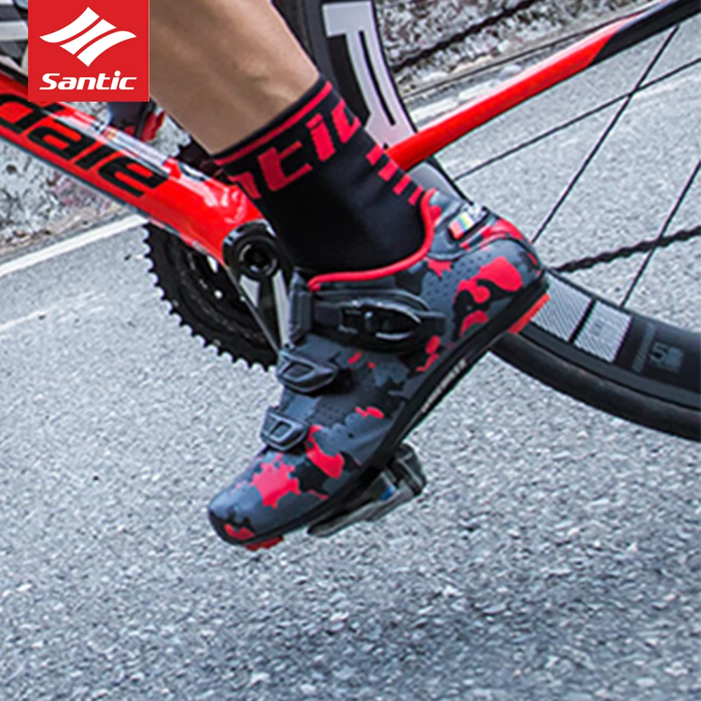 2018 Santic обувь для велоспорта мужчин MTB атлетические самоблокирующиеся кроссовки