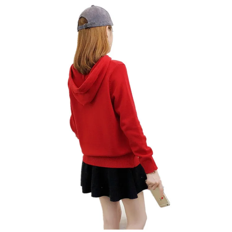 2019 Promotion Poncho Jumper Shirt Sweater Autumn Dress Fund Even Hat New Pattern Student Easy Long Sleeve Loose Coat Winter | Женская