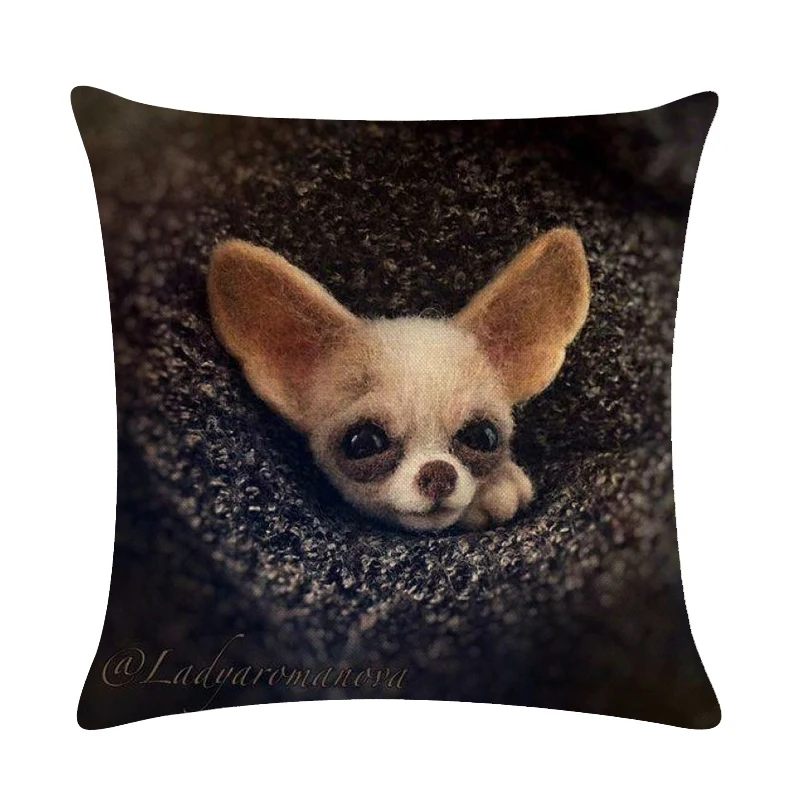 45*45 см мультяшная белка Детская наволочка с животным узором подходит для