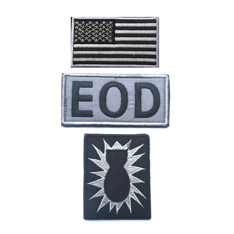 US The Hurt Locker EOD патч Сделай Сам эмблема значок для одежды Высокое качество вышитая