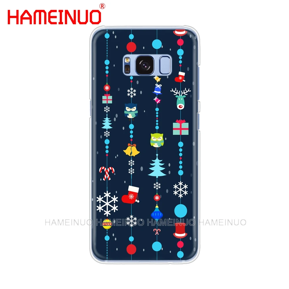 HAMEINUO милый Рождественский зимний новогодний чехол для сотового телефона Samsung Galaxy