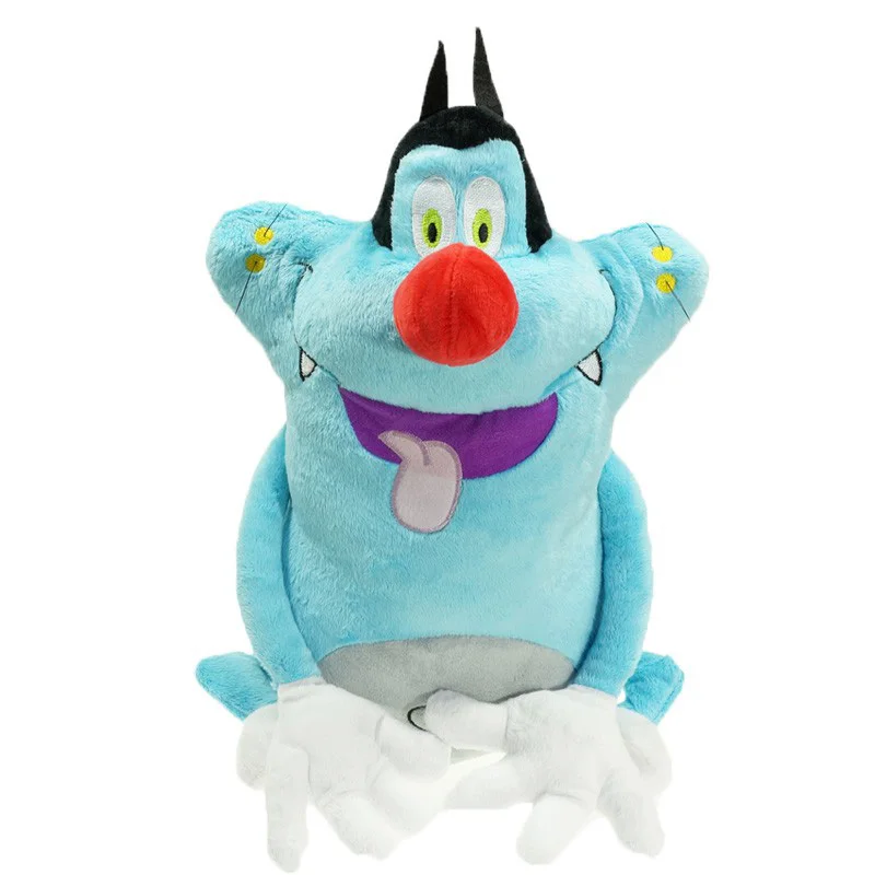 1 шт. 38 см Мультяшные тараканы Oggy и плюшевые игрушки мягкие толстые кошки Куклы