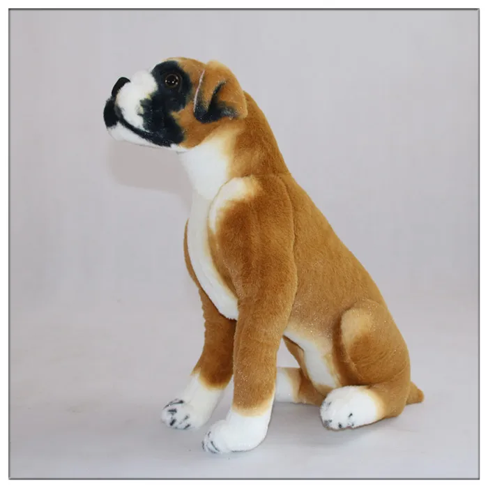 55 см 6 стилей - Бигль, Боксер, Мопс, Далматинец, Ирландский Волкодав, Плюшевая игрушка в положении сидящей собаки, имеющая хорошее качество и живописный вид.
