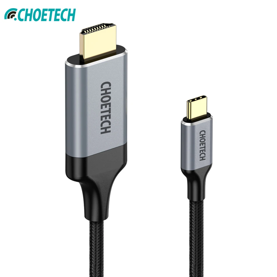 Choetech USB C HDMI кабель Тип к для MacBook samsung Galaxy S9/S8 huawei mate 20 P20 Pro USBC адаптер iPad pro|Кабели HDMI|