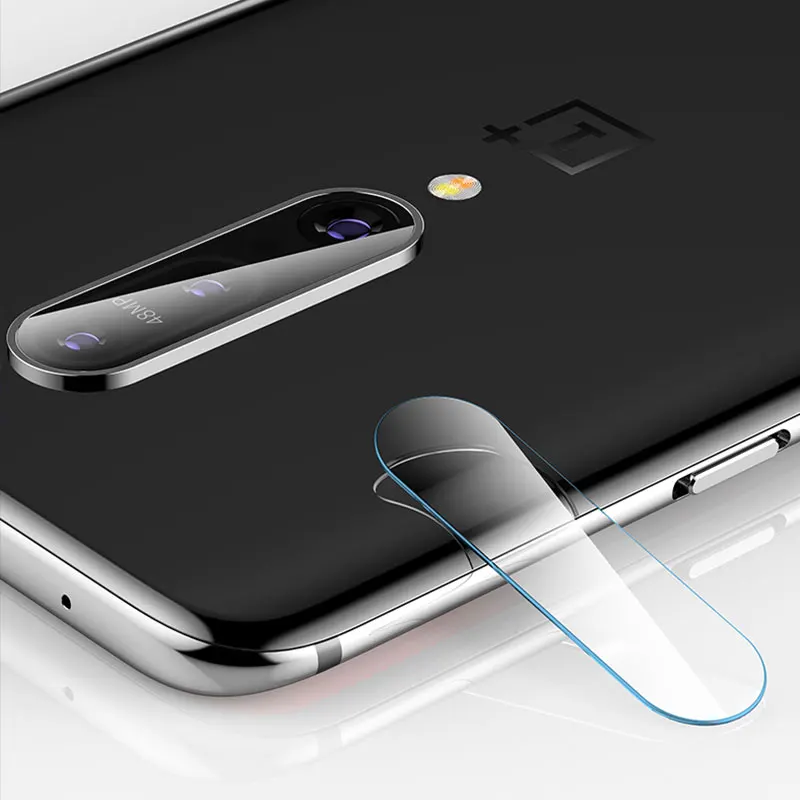 Закаленное стекло для камеры OnePlus 7 Pro 1 + Защитное задней панели объектива