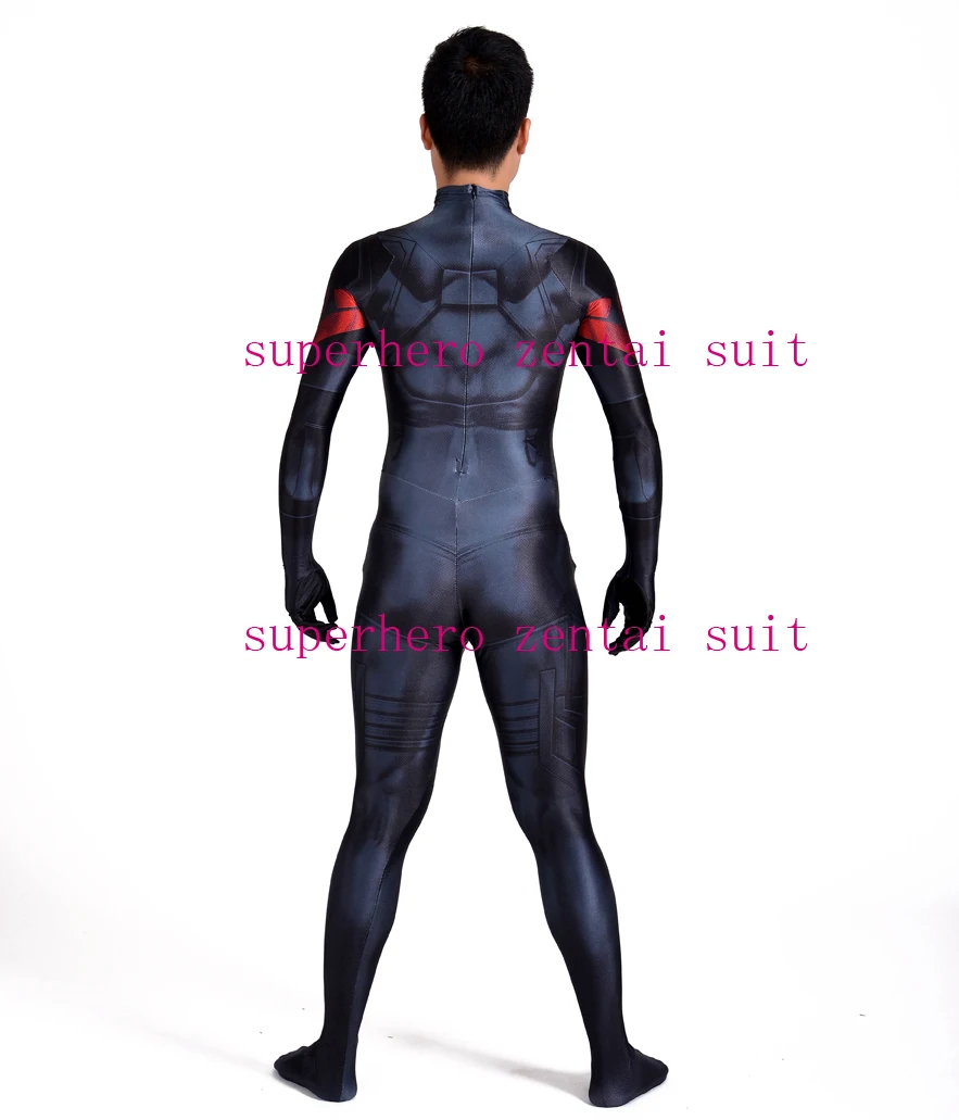 Костюм для косплея Капитан Америка Гидра Hail Hydra Zentai 3D принт лайкра спандекс