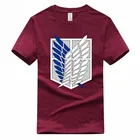 Футболка из 100% хлопка с логотипом атака на Титанов, Повседневная летняя футболка с круглым вырезом для мужчин и женщин, GMT031