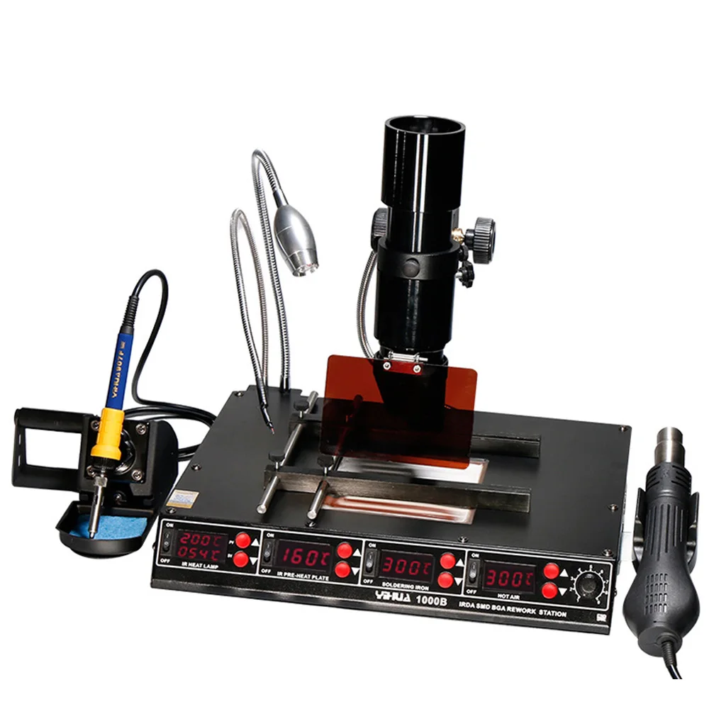 Паяльная станция SMD инфракрасная паяльная Bga с горячим воздухом 4 функции в 1 BGA без