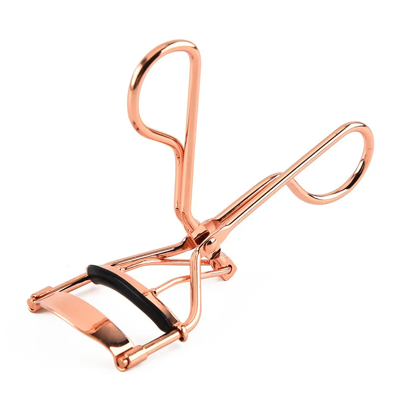 Eyelash Curlers Makeup Tool Metal Eye Lashes Curling Clip Cosmetic Beauty Plating Rose Gold Women Nature Curl Lash Curler | Красота и
