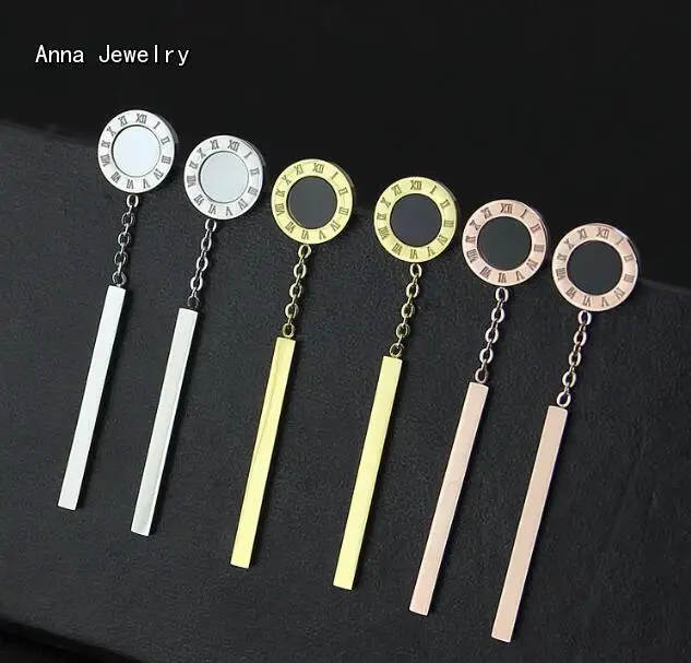 Винтажные дизайнерские длинные висячие серьги круглые с белым и черным корпусом