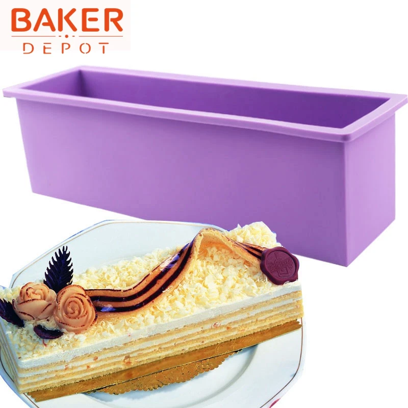 Rectangular silicone cake mold toast bread pastry moulds handmade sopa CDSM-437 | Дом и сад