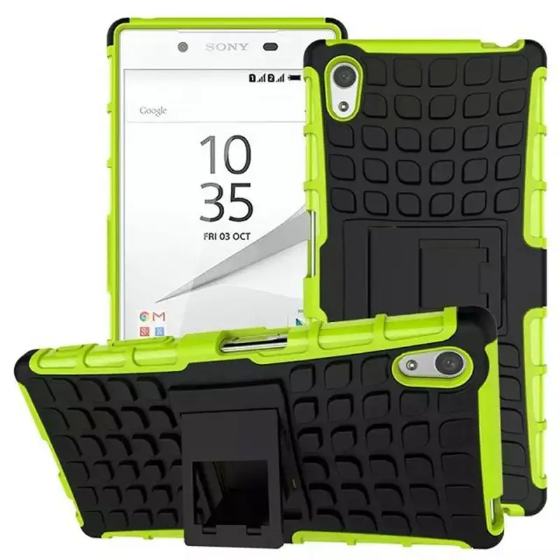 JUNTSAI Heavy Duty Броня Противоударный Hybird Для Sony Z5 Z5premium Z5plus Z5mini Z5campact ТПУ + PC Жесткий