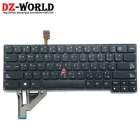 arabic backlit keyboard backlight new original for lenovo thinkpad x1 carbon 2nd gen 2 mt 20a7 20a8 laptop teclado 0c45113