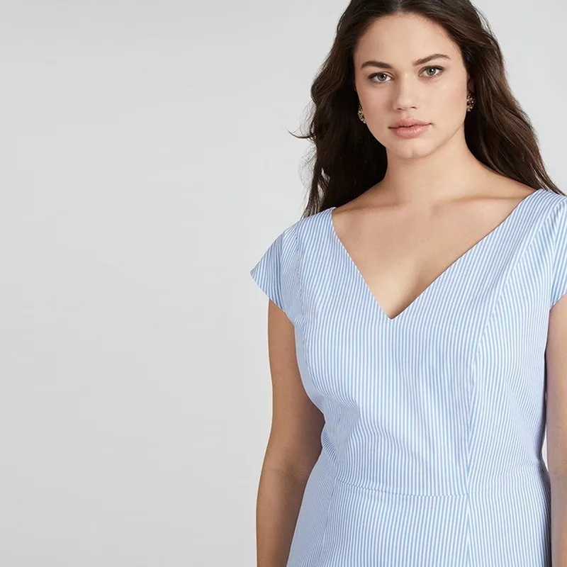 Женское платье HYH Haoyihui модное большого размера в европейском и американском