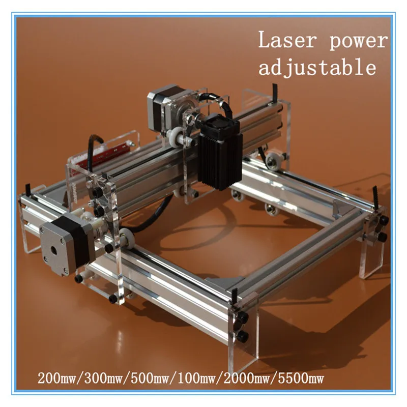 5500mw Laser engraver,500mw1000mw1600mw2000mw 2500mw5w DIY Mini Laser Engraving Machine, 17*20cm Engraving Area with PMW