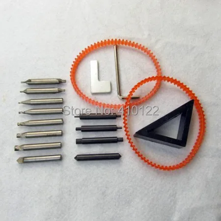 Бесплатная доставка полный комплект мельниц фрезерный станок для ключей в