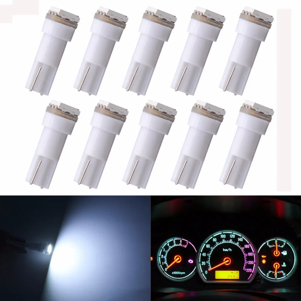 10 шт. светодиодсветодиодный лампы T5 70 73 74 79 85 86 206 406 5050|interior car lights|led interior lightt5 10pcs |