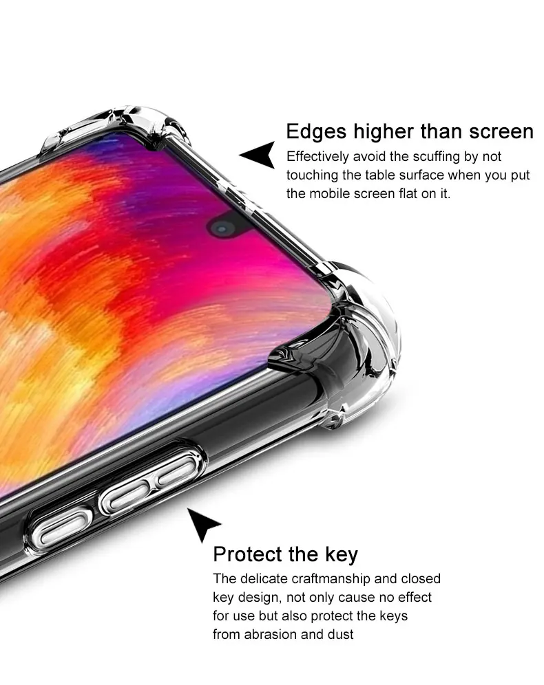 Чехол IMAK для Sharp Aquos S2 крышка с защитой от падения защита, подушка безопасности крышка для Sharp Aquos S2 Высокое качество Мягкий ТПУ чехол