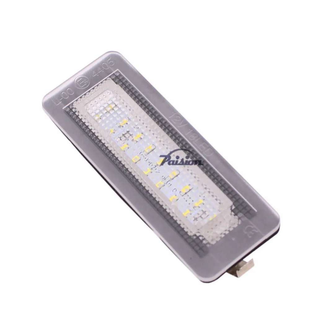 2 шт. 18SMD светодиодный номерной знак без ошибок для Benz Smart Fortwo Coupe 450|benz plate|error freesmart